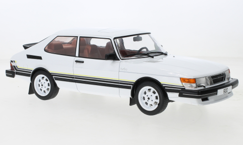 Saab 900 Turbo 1981 White/Decor - 1:18